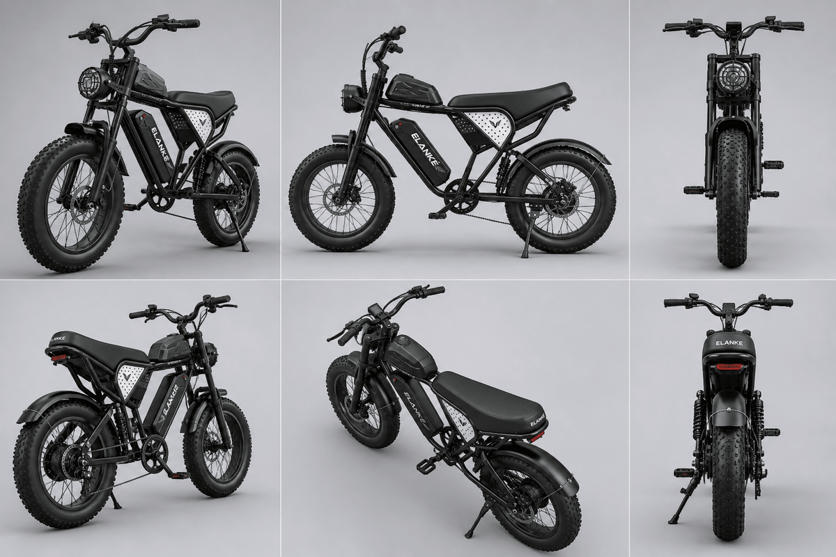 ELANKÉ ROGUE X PRO FAT-TIRE- Premium All-Terrain E-Bike - Elanké
